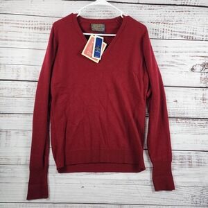 Vintage Deadstock NWT Pendleton Sir Pendleton Cashmere V Neck USA Mens M